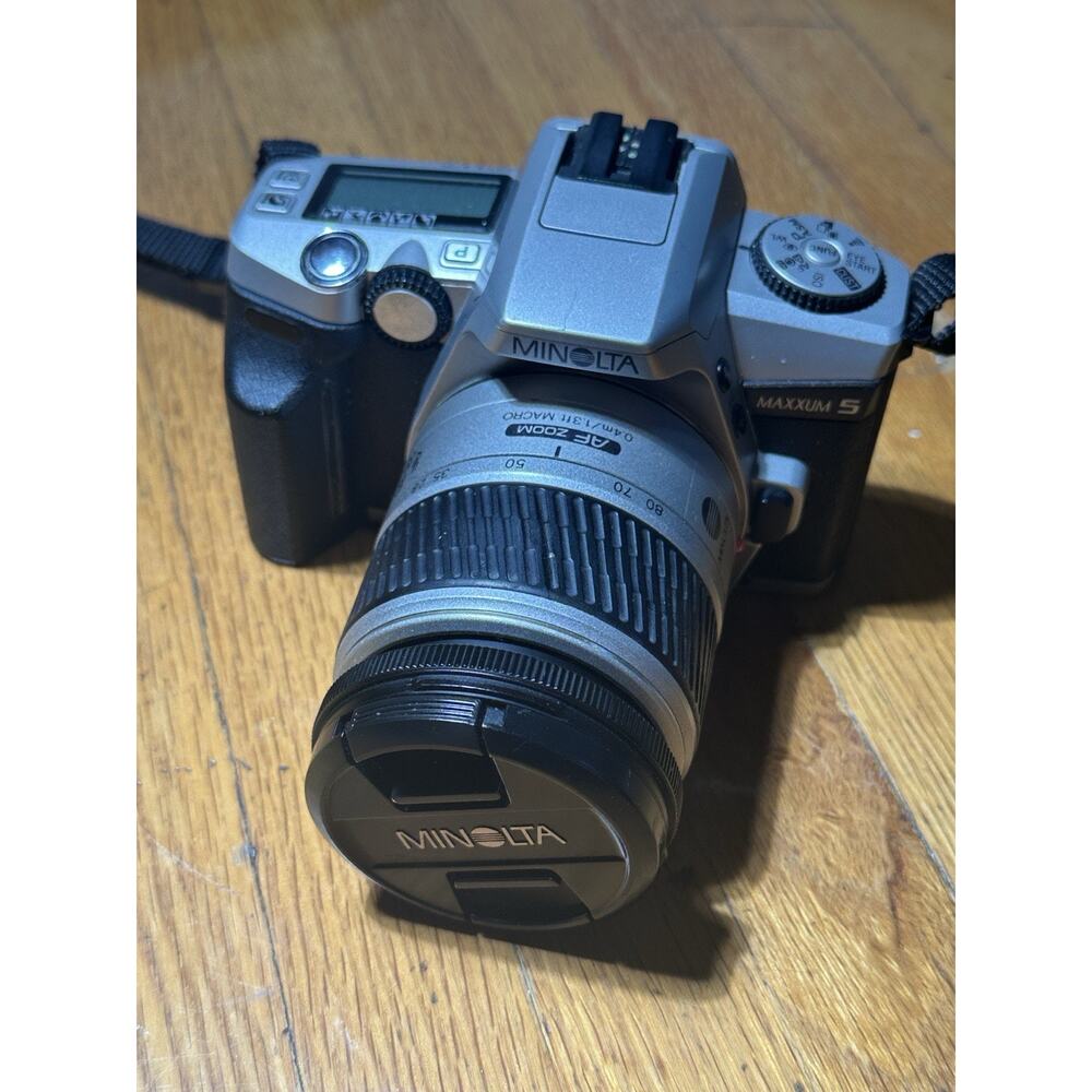 Minolta Maxxum 5 35mm AF Film Camera + Minolta 28-80mm Lens – No Power – Loose B